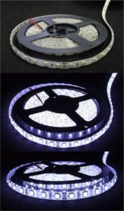 LED pásek bílá 12V ( čip 5050 )