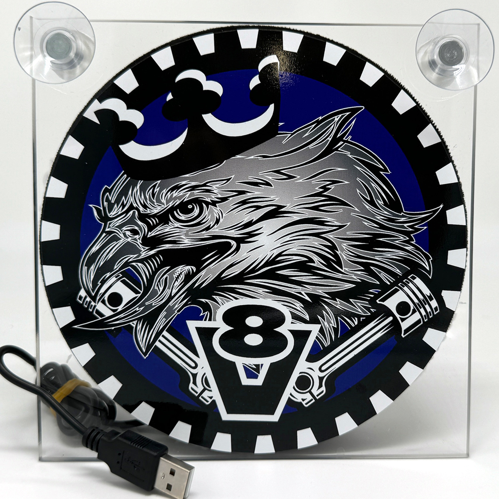 světelný_box_Eagle_king_of_the_road_blue_USB_1